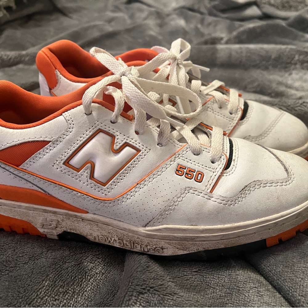 Orange new balance 550s (Syracuse orange)